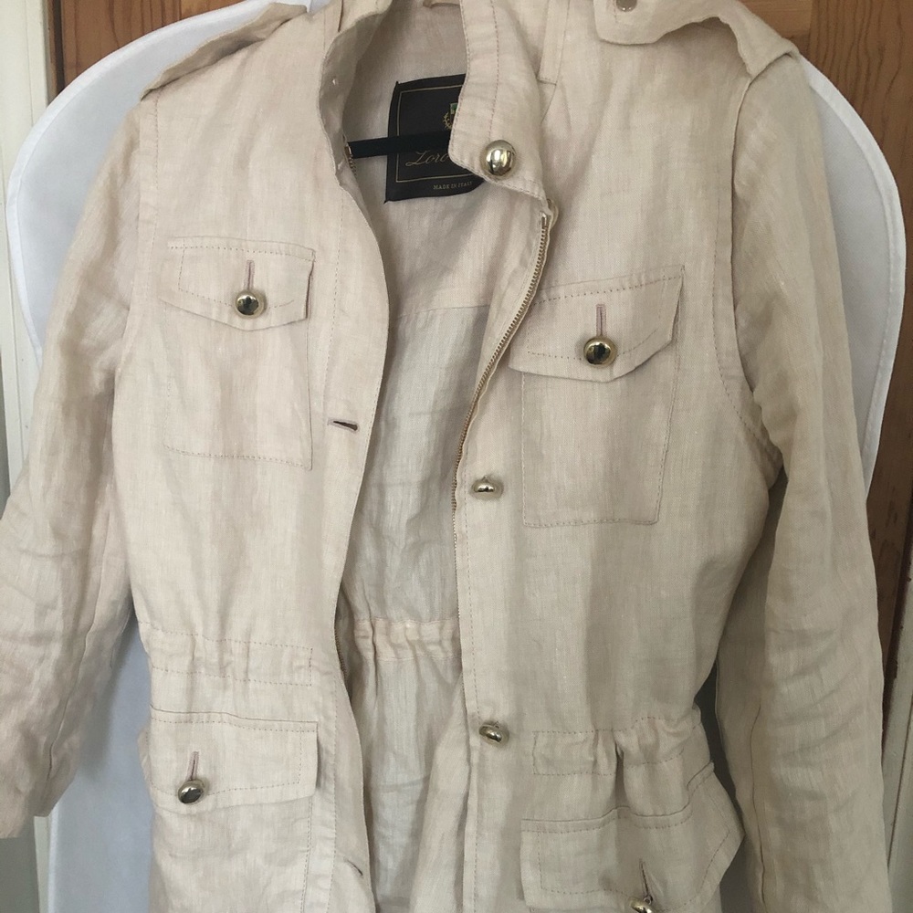 Loro piana silk linen jacket